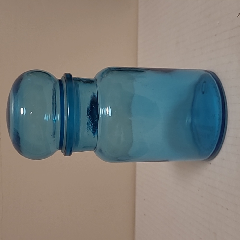 Vintage Blue Jar / Stash Jar